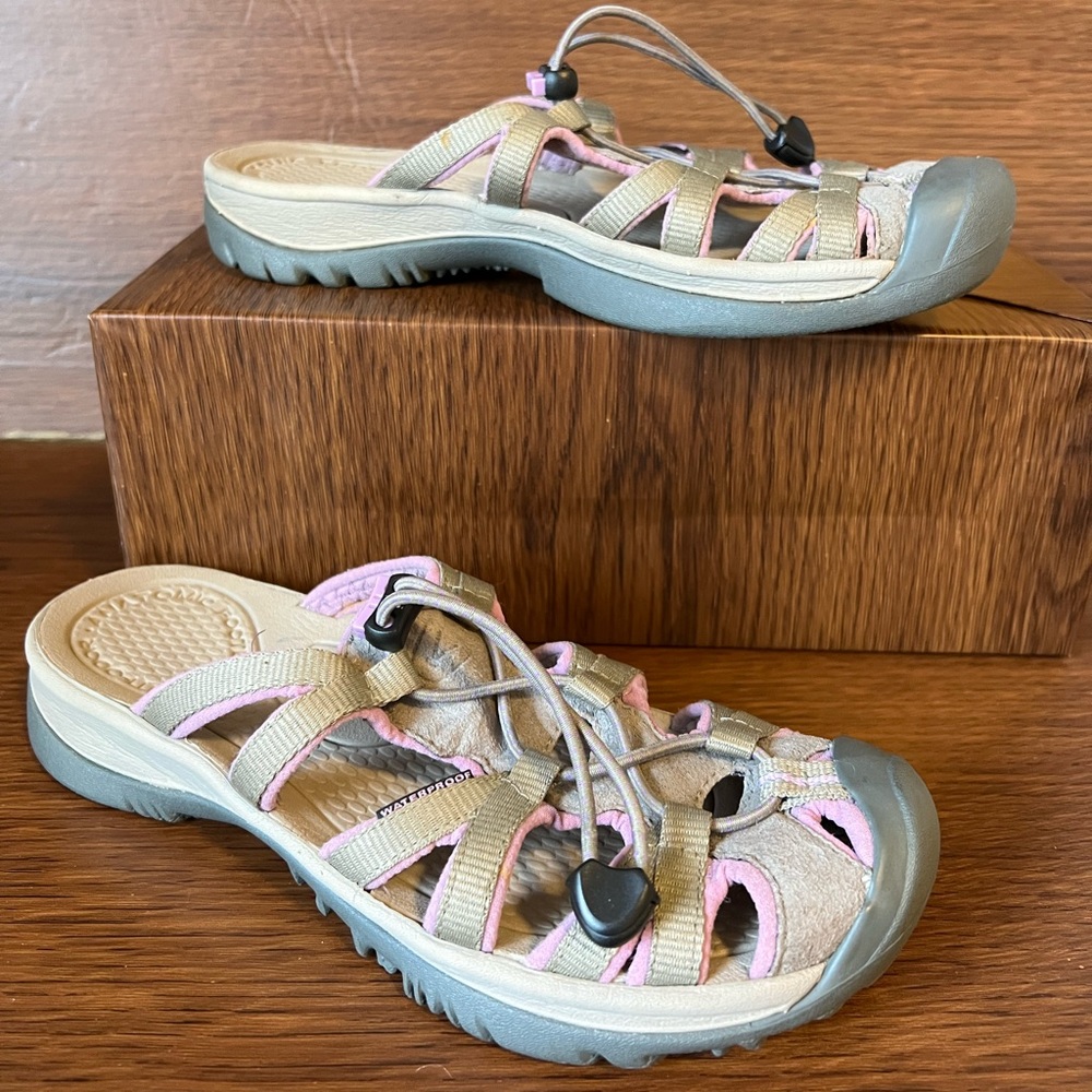 Keen slide whisper sandals for women size 7